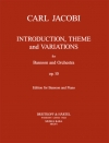 序奏、主題と変奏曲・Op.10（カール・ヤコビ）（バスーン+ピアノ）【Introduction, theme and variations Op. 10】