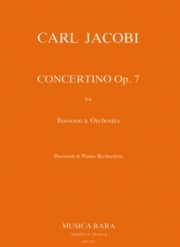 小協奏曲・Op.7（カール・ヤコビ）（バスーン+ピアノ）【Concertino Op. 7】