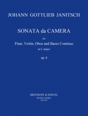 室内ソナタ・ハ長調・Op.4（ヨハン・ゴットリープ・ヤーニチュ）（ミックス三重奏+ピアノ）【Sonata da Camera in C major Op. 4】