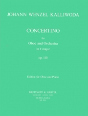 小協奏曲・ヘ長調・Op.110（ヨハン・ヴェンツェル・カリヴォダ）（オーボエ+ピアノ）【Concertino in F major Op. 110】