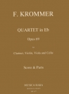 四重奏曲・変ホ長調・Op.69（フランツ・クロンマー） (クラリネット+弦楽三重奏）【Quartet in Eb Op. 69】