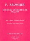 協奏交響曲・ニ長調・Op.80（フランツ・クロンマー） (ミックス三重奏+ピアノ）【Sinfonia Concertante in D Op. 80】