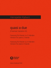 quasi a due（ハンスペーター・キブルツ）（ピアノ二重奏）