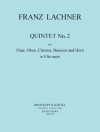 五重奏曲・No.2・変ホ長調（フランツ・ラハナー） (木管五重奏）【Quintet No. 2 in Eb major】