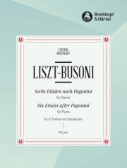 パガニーニによる6つの練習曲・No.6・主題と変奏 (フランツ・リスト)（ピアノ）【6 Etudes after Paganini 6. Thema mit Variationen】