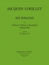 6つのソナタ・Op.4（ジャック・ルイエ）（フルート二重奏）【6 Sonatas Op. 4】