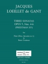6つのソナタ・Op.5・No. 4 - 6 (ジャック・ルイエ)（オーボエ+ピアノ）【6 Sonatas Op. 5 No. 4 - 6】