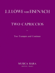 2つのカプリッチォ（ヨハン・ヤコブ・レーヴェ）（トランペット二重奏+ピアノ）【2 Capriccios】