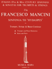 シンフォニア・ニ長調「ヒュダスペス」より (フランチェスコ・マンチーニ)（トランペット+ピアノ）【Sinfonia in D major from “Hydaspes”】