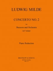 バスーン協奏曲・No.2・ヘ短調（ルートヴィヒ・ミルデ）（バスーン+ピアノ）【Bassoon Concerto No. 2 in F minor】