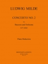 バスーン協奏曲・No.2・ヘ短調（ルートヴィヒ・ミルデ）（バスーン+ピアノ）【Bassoon Concerto No. 2 in F minor】
