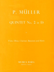 五重奏曲・No.2・変ホ長調（ピーター・ミュラー） (木管五重奏）【Quintet No. 2 in Eb major】