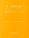 五重奏曲・No.2・変ホ長調（ピーター・ミュラー） (木管五重奏）【Quintet No. 2 in Eb major】