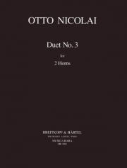 デュエット・No.3 (オットー・ニコライ)（ホルン二重奏）【Duet No. 3】