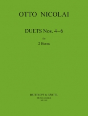 デュエット・No.4-6 (オットー・ニコライ)（ホルン二重奏）【Duet No. 4-6】