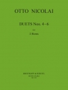 デュエット・No.4-6 (オットー・ニコライ)（ホルン二重奏）【Duet No. 4-6】