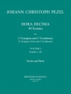 ホラ・デシマ（ヨハン・クリストフ・ペツェル）（金管五重奏）【Hora Decima Volume 1: Sonatas 1 – 20】
