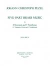 金管五重奏曲・Vol.2（ヨハン・クリストフ・ペツェル）（金管五重奏）【Five-Part Brass Music Volume 2: No. 26 – 50】
