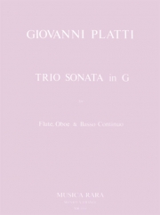 トリオ・ソナタ・ト長調（ジョヴァンニ・ベネデット・プラッティ） (木管二重奏+ピアノ）【Trio Sonata in G】