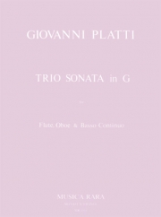 トリオ・ソナタ・ト長調（ジョヴァンニ・ベネデット・プラッティ） (木管二重奏+ピアノ）【Trio Sonata in G】