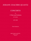 フルート協奏曲・ト短調・QV 6:8b（ヨハン・ヨアヒム・クヴァンツ）（フルート二重奏+ピアノ）【Flute Concerto in G minor QV 6:8b】