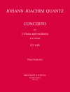 フルート協奏曲・ト短調・QV 6:8b（ヨハン・ヨアヒム・クヴァンツ）（フルート二重奏+ピアノ）【Flute Concerto in G minor QV 6:8b】