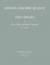 トリオ・ソナタ・ハ短調（ヨハン・ヨアヒム・クヴァンツ） (木管二重奏+ピアノ）【Trio Sonata in C minor】