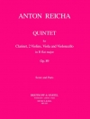 五重奏曲・変ロ長調（アントン・ライヒャ） (クラリネット+弦楽四重奏）【Quintet in Bb】