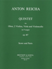 五重奏曲・ヘ長調・Op.107（アントン・ライヒャ） (オーボエ+弦楽四重奏）【Quintet in F major Op.107】