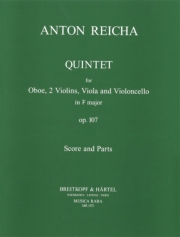 五重奏曲・ヘ長調・Op.107（アントン・ライヒャ） (オーボエ+弦楽四重奏）【Quintet in F major Op.107】