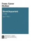 弦楽四重奏曲・ハ長調・Op.5/1（フランツ・クサヴァー・リヒター）（弦楽四重奏）【String Quartet in C major Op. 5/1】