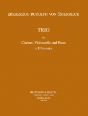 トリオ・変ホ長調（ルドルフ・ヨハネス・フォン・エスターライヒ） (クラリネット+チェロ+ピアノ）【Trio in Eb major】