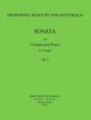 ソナタ・イ長調・Op.2 (ルドルフ・ヨハネス・フォン・エスターライヒ)（クラリネット+ピアノ）【Sonata in A major Op. 2】