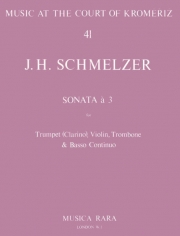 ソナタ・ハ長調（ヨハン・ハインリヒ・シュメルツァー） (ミックス三重奏+ピアノ）【Sonata à 3 in C】