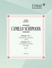 ソナタ・No.1・ト短調・Op.59（カミッロ・シューマン）（チェロ+ピアノ）【Sonata No. 1 in G minor Op. 59】