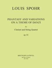 ダンツィの主題による幻想曲と変奏曲・Op.81 (ルイ・シュポーア)（クラリネット+ピアノ）【Phantasy and Variations on a Theme of Danzi Op. 81】