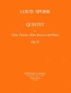 五重奏曲・ハ長調・Op.52（ルイ・シュポーア） (木管四重奏+ピアノ）【Quintet in C minor Op. 52】