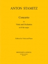 ヴィオラ協奏曲・変ロ長調（アントン・シュターミッツ）（ヴィオラ+ピアノ）【Viola Concerto in Bb major】