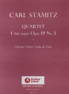 四重奏曲・変ホ長調・Op.19・No.3（カール・シュターミッツ） (クラリネット+弦楽三重奏）【Quartet in Eb major Op. 19 No. 3】