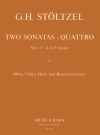 2つのソナタ（ゴットフリート・ハインリヒ・シュテルツェル） (ミックス三重奏+ピアノ）【2 Sonatas à Quattro Nos. 3 and 4 in F major】