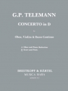 協奏曲・ニ長調・TWV 51:D5 （テレマン）（オーボエ+ピアノ）【Concerto in D major TWV 51:D5】