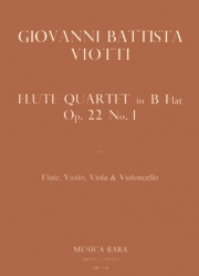 四重奏曲・ロ長調・Op.22/1（ジョヴァンニ・バッティスタ・ヴィオッティ） (フルート+弦楽三重奏）【Quartet in B Op. 22/1】