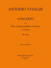 協奏曲・ニ短調・RV 454 （アントニオ・ヴィヴァルディ）（オーボエ+ピアノ）【Concerto in D minor RV 454】