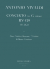 協奏曲・ト短調・RV 439（アントニオ・ヴィヴァルディ） (ミックス四重奏+ピアノ）【Concerto in G minor RV 439】