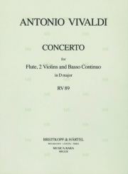 協奏曲・ニ長調・RV 89（アントニオ・ヴィヴァルディ） (ミックス三重奏+ピアノ）【Concerto in D major RV 89】