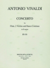 協奏曲・ニ長調・RV 89（アントニオ・ヴィヴァルディ） (ミックス三重奏+ピアノ）【Concerto in D major RV 89】