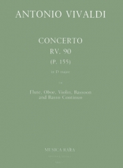 協奏曲・ニ長調・RV 90（アントニオ・ヴィヴァルディ） (ミックス四重奏+ピアノ）【Concerto in D major RV 90】
