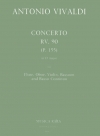 協奏曲・ニ長調・RV 90（アントニオ・ヴィヴァルディ） (ミックス四重奏+ピアノ）【Concerto in D major RV 90】