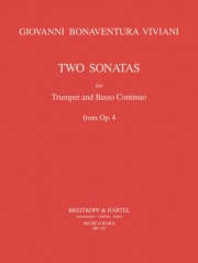 2つのソナタ （ジョヴァンニ・ブオナヴェントゥーラ・ヴィヴィアーニ）（トランペット+ピアノ）【2 Sonatas from Op. 4】