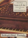 ソナタ・変ロ長調・Op.1 (リヒャルト・ワーグナー)（ピアノ）【Sonata in Bb major Op. 1】